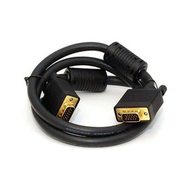 Monoprice 102898 3-Feet Super VGA Male to Male Monitor Cable with Ferrites