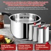 Stainless Steel Pressure Cooker 8 Quart, Stove Top & Induction