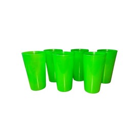 Generic Unbreakable Plastic Cups Reusable Glasses BPA Free 22oz. (Green), 81972