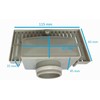 AQUA HEATING Ball Syphon NBR Double Wing Seal 36-38mm Grey