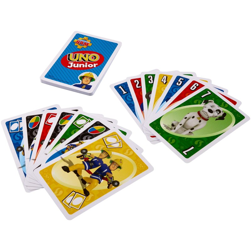 Uno Junior - Fireman Sam Playing Card Game