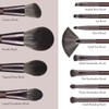 12 Piece Make Up Brush Set Premium Synthetic Bristles Foundation
