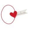 Rubber Tag Valentine Heart (10 Pieces) SV – TR1 