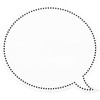 Dry Erase Speech Bubble Cutouts for Bulletin Boards (9 x