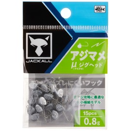JACKALL Jig Head, Ajimame Micro Jig Head, 0.04 oz (1.0 g)