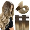 XDhair Tape-In Real Hair Extensions, 20 Pieces, 50 g, 55