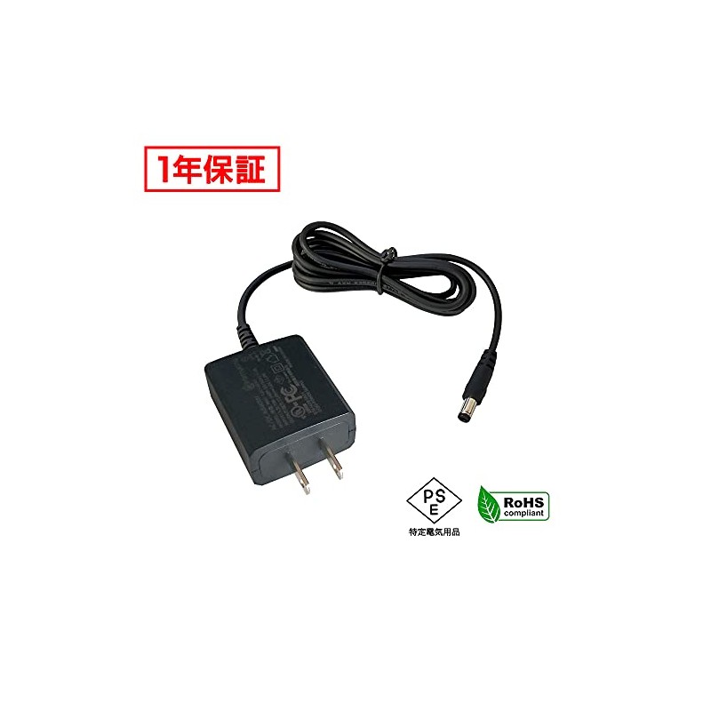 Kaito Denshi AC Adapter PSE Compliant 12V 1A 12W Plastic