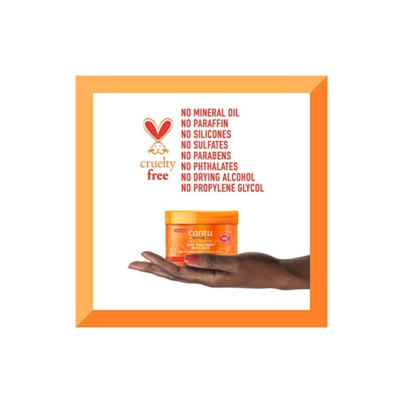 Cantu Manteca de Karité para Mascarilla de Tratamiento Profundo para