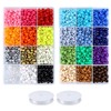 Greentime Pony Beads Bracelets Making Kit, 9mm Pony Beads Rainbow