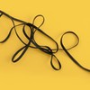 Black Elastic Cord 5mm | 100 Metres Flat Elastic Band