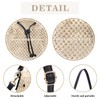 EVEOUT Straw Bucket Bag for Women Summer Woven Beach Bag