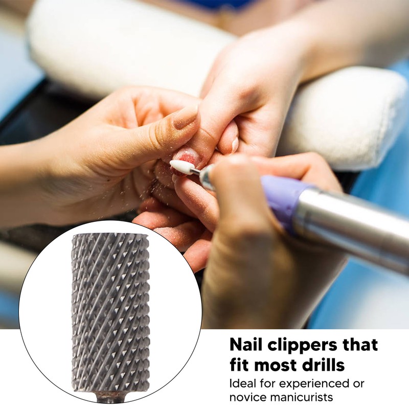 7pcs Nail Grinding Bits Professional Portable Nail Gel Removal Tungsten