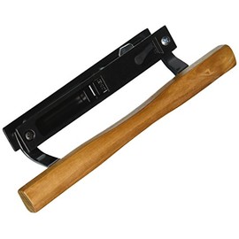 C.R. LAURENCE C1132 CRL Wood/Black Keyed Internal Lock Sliding Glass Door Handle Set with 3-15/16" Screw Holes for Viking Doors