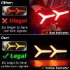 XUKEY Pair 76LED Truck Tail Brake LED Sequential Flowing LED