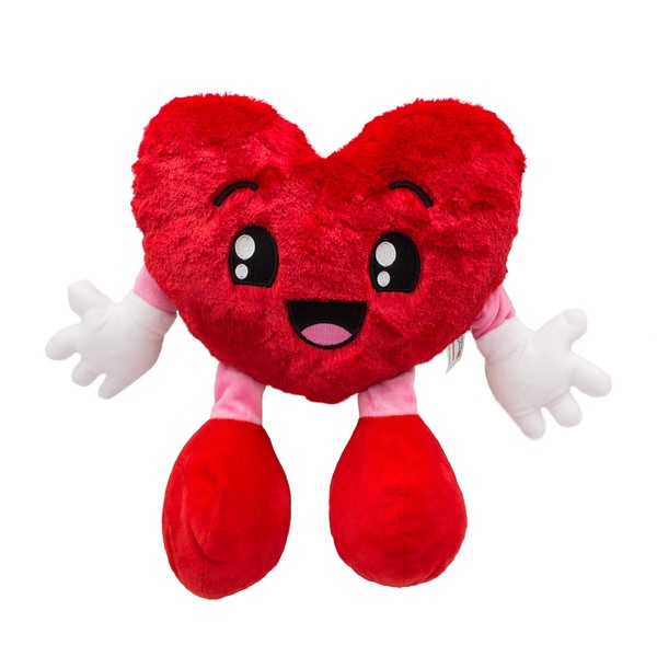 Valentine Day's Sweetheart - Scented Stuffed Plush Heart 14" - Strawberry by Scentco