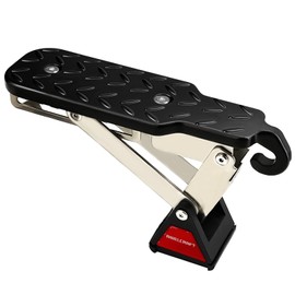 AWELCRAFT Car Side Step Car Wash Step Step Car Door Side Pedal Multi-function Folding 7 Angle Adjustment Easy Installation Anti-slip Car Door Step Stand Car Wash Aid Car Roof Carrier Roof Rack Roof