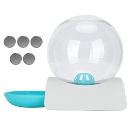 2.8L Pet Gravity Waterer Dispenser Automatic Water Drinking Fountain for Cats DogsGreen