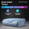 Brookstone Cooling Comfort Throw - Innovative Cooling Dual-Sided Throw -