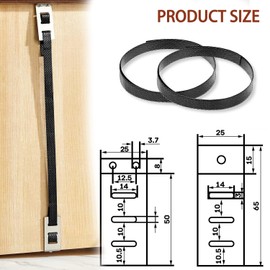 Drawer Repair Kit 2PCS, Repair A Sagging Or Broken Drawer Bottom, Quick Repair Kit Suitable for Chest of Drawers