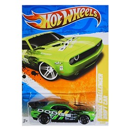 Hot Wheels 2011 2011 New Models 6/50 Green Dodge Challenger Drift CAR 6/244