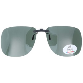 Montana Eyewear C1A Sun Protection Curtain Polarising + UV400 - with Practical Clip On in Green
