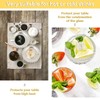 6 Piece Coasters with Holder, 4 Inch Rustic Gold Coaster