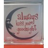 holidaydecals4u Always kiss me goodnight decal sticker for DIY 8"