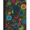 Five Year Planner: Monogram P Voodoo Style Binding I Your