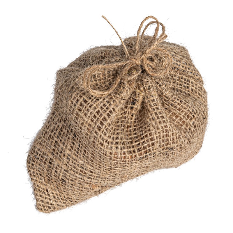 Creative Co-Op Terracotta Bowl in Jute Bag, Set of 12