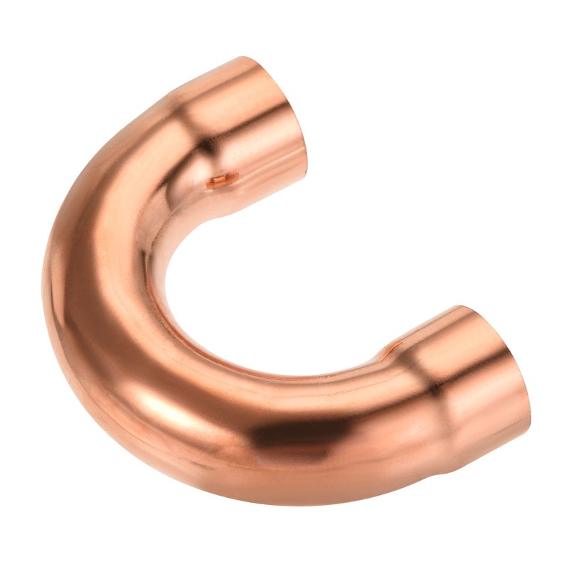 MECCANIXITY 180 Degree Return Bend Copper Fitting Welded Elbow Connection,