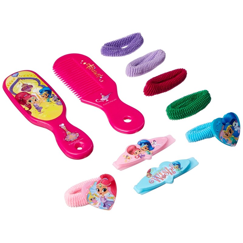 Nickelodeon Shimmer and Shine Girls Hair Accessory 10 Piece Gift