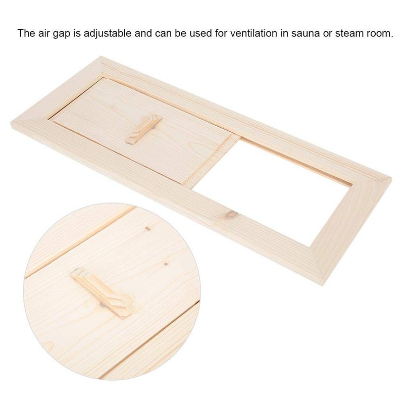Fdit Hemlock Sauna Ventilation Grille Ventilation Grille for Sauna Rooms