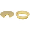 Electriduct 2-3/8" Metal Desk Grommet Two-Piece Design (Brushed Brass) |