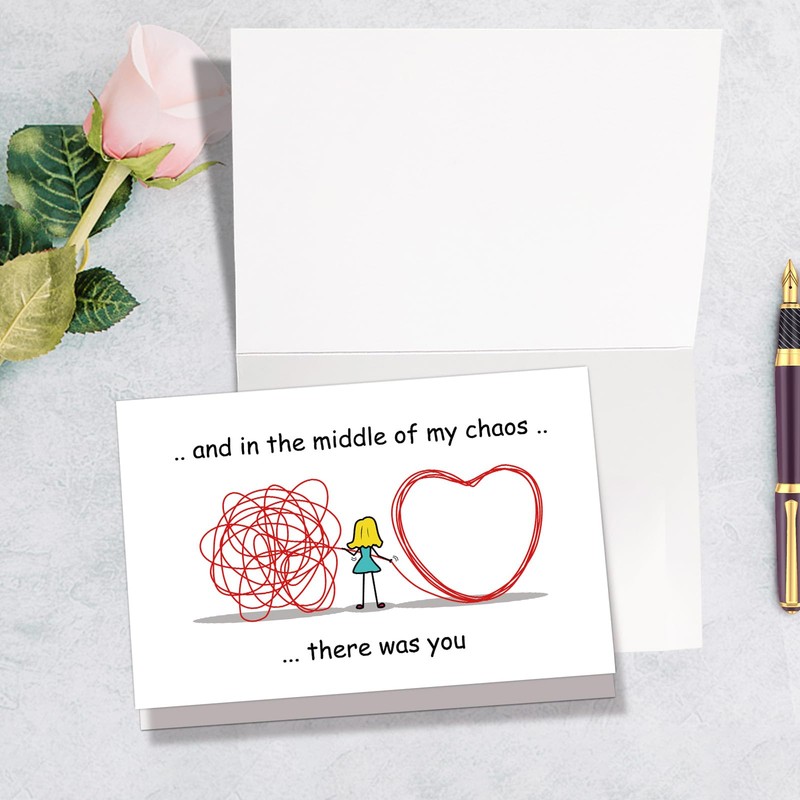 Supoeguk Appreciation Card for Girlfriend Wife, Friendship Card for Women