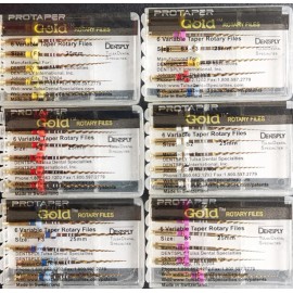 DENTSPLY Protaper Gold Rotary Files 25mm Dentsply Tulsa Assorted Endodontics - S2 25mm