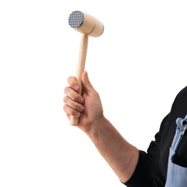 Wooden Meat Mallet Meat Hammer Wooden Meat Tenderizer Hammer Cook Hammer Kitchen Hammer For Meat Mallet For Cooking Wooden Kitchen Accessories