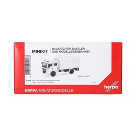 Herpa kit di modellismo MiniKit MAN TGM MzKW, miniatura in scala 1:87, pezzo da collezione, kit per modellismo, plastica, bianco