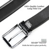 IGOLUMON Men's Leather Belt 32 mm Men's Belt Business Suit