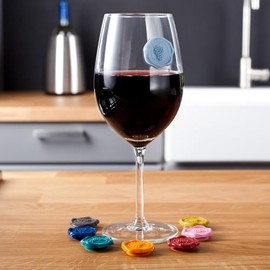 Vacu Vin Classic - Rotuladores para vaso de uva (8 unidades)
