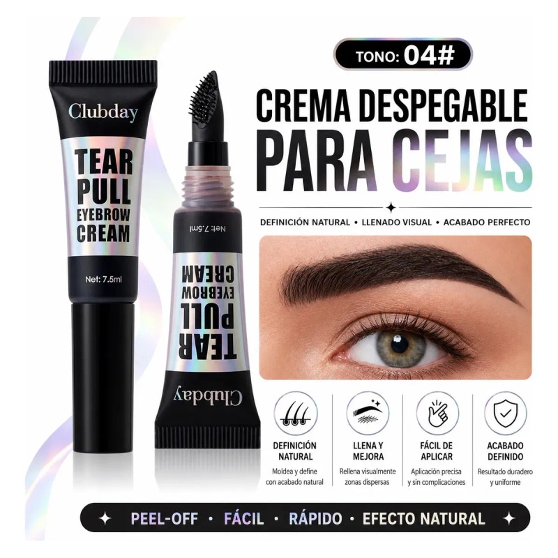 Gel De Ceja Fácil De Rasgar Gel Ceja Marrón/negro Gel
