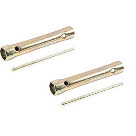 Young Wolf 2Pcs Dual Ended 16mm 18mm Ignition Spark Plug Spanner Wrench Socket Length 15cm