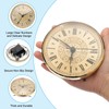 PATIKIL 4.3" 110mm Quartz Clock Insert, Round Quartz Movement Miniature