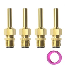 YRMST 590041 Swimming Pool Spa Brass Deck Jet Nozzle Replacement for Zodiac Deck Jet Water Design 1/2 NPT Threaded Connection R0560400 (4 Pcs)