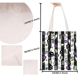 TSOTMO Beetle Spooky Movie Merch Tote Bag Sandworm Snake Horror Character Movie Killer Gifts (juice Tote)