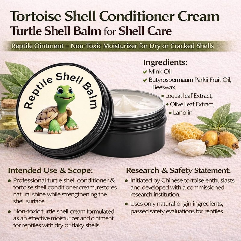 Tortoise Shell Conditioner Balm for Turtle Shell Care Ointment –