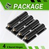 HECASA 7" Heavy Duty Barrel Hinge for Swing Gates Doors