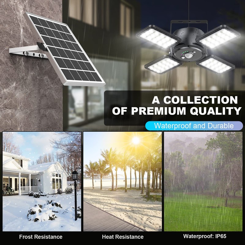 Latband Solar Shed Light Outdoor Indoor Solar Powered Motion Sensor
