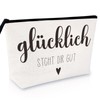 Sugeru Cosmetic Bag - Makeup Bag with Cheering Words |