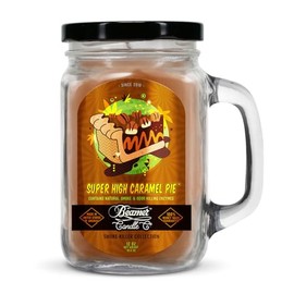 Super High Caramel Pie - Caramel Pie Scented Candle - Large (12oz) Mason Jar Candle by Beamer Candle Co.