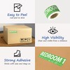 250 Home Moving Labels for 1 Bedroom — 5 Color-Coded